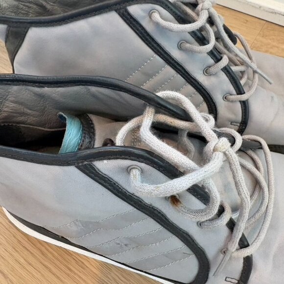 ** Yohji Yamamoto high top sneakers Gray Size 12.5 Mens - Picture 3 of 9